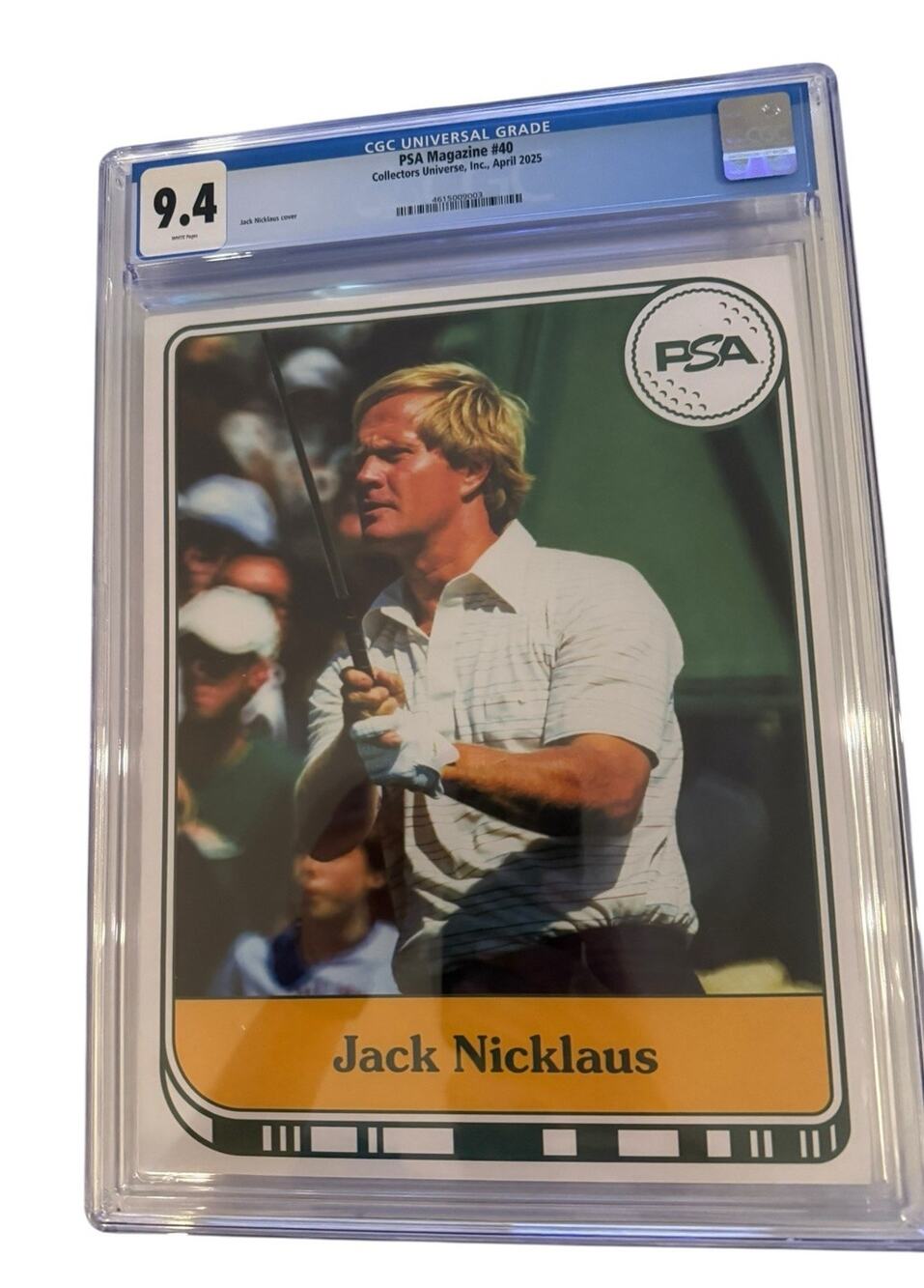 PSA Magazine #40 CGC 9.4 Collectors Universe April 2025 Jack Nicklaus Cover